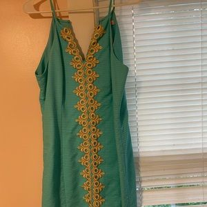 teal lilly dress LIKE NEW, WORN ONCE